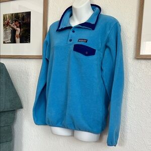 Patagonia Bright Blue Fleece Pullover